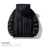 2025 Winter Men's Hooded Cotton Jacket with Faux Rabbit Fur: Thick, Warm, Double-Sided, and Loose-Fit