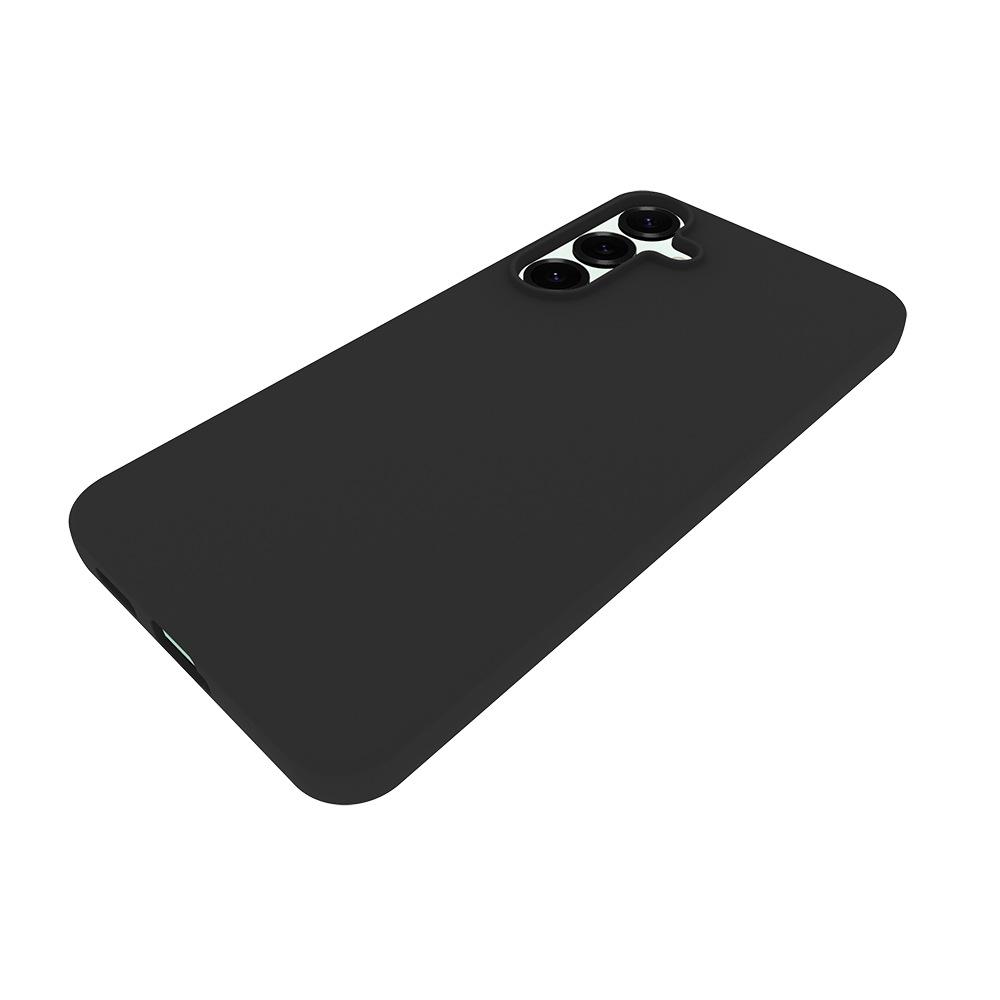 For Samsung Galaxy S25 FE TPU Case WANLONFENG MS Series Matte Back Cover with Tempered Glass (Big Hole Lens)