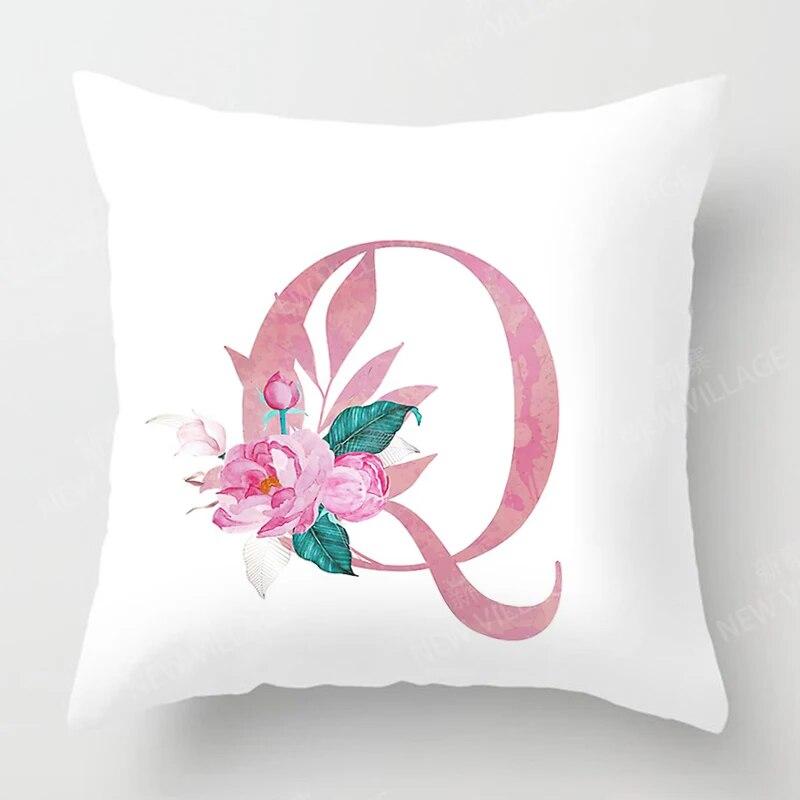Bedroom Living Room Sofa Cushion Cover Letter Word Pattern Pillow    Home Decor Throw