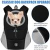 Hund Schulterträger Rucksäcke Bequemer Hunde Frontrucksack Haustier Welpen Tragetaschen für Radfahren Wandern Camping Hundetransporttasche