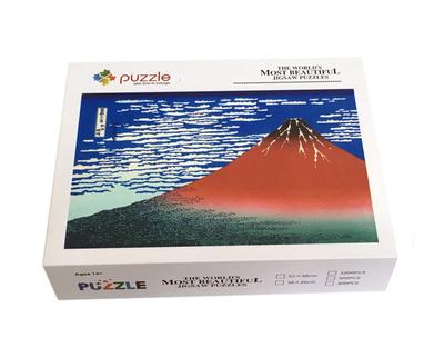 Jigsaw Puzzle Featuring Including Miniature Finished Size 38 X 26 Views of Mount Fine Clear 1000-piece Ukiyo-e Prints, Pieces, Cm, "Thirty-six Fuji
