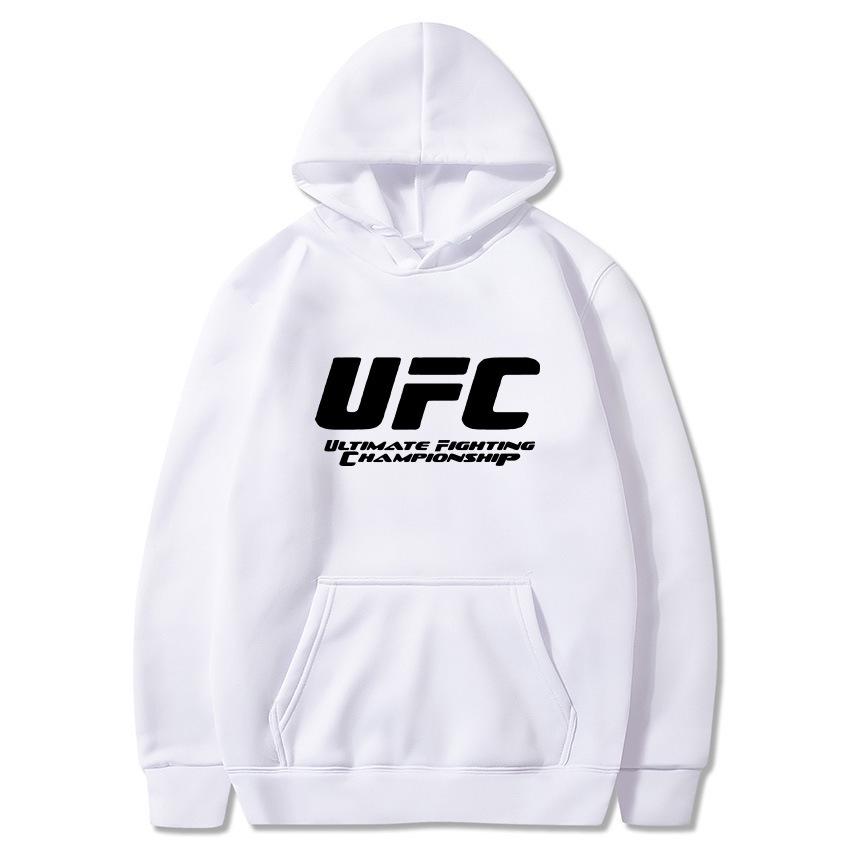 Unisex Herbst/Winter UFC Bedruckter Hoodie - Trendige Plus Samt Freizeit Sportbekleidung