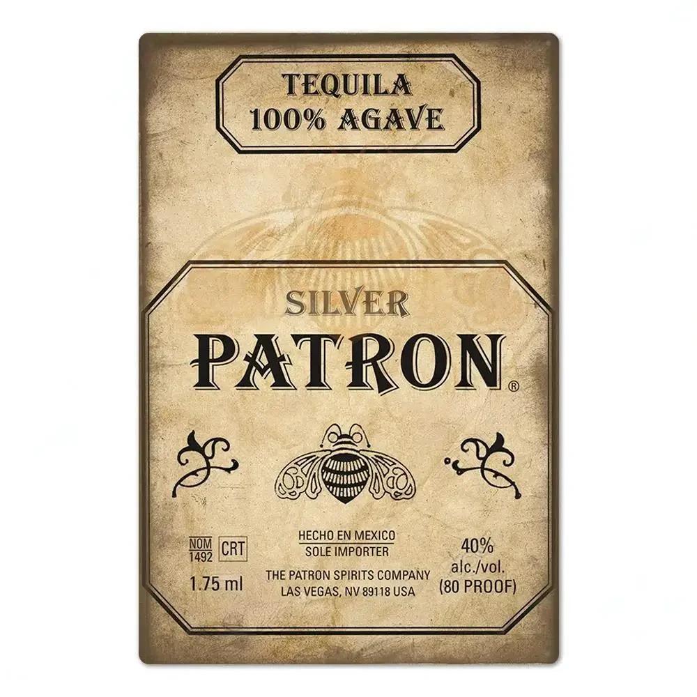 Vintage Tequila Bar Metal Tin Logo Plaque Tin Painting Bar Club Modern Wall Art Home Decoration Board Wall Painting Gift