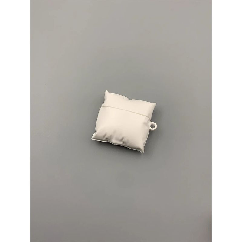 

Защитный чехол Airpod3 для Apple Pro Чехол для наушников Второе поколение Беспроводной Bluetooth Третье поколение Aipods2 Силиконовый Четвертое поколение 5 Мягкий AirPods Pro White pillow-single shell