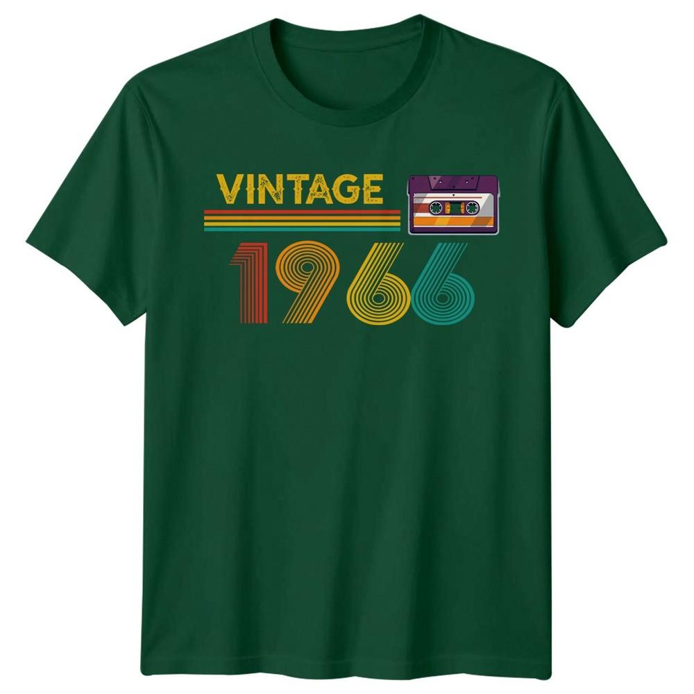 Vintage 1966 60th Birthday Birthday Unisexs TShirt Retro Cassette S