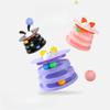 Three-track Explosive Cat Turntable, Puzzle, Interactive Game, Cat Toy, Boredom-relieving Amusement Board, Track Disk