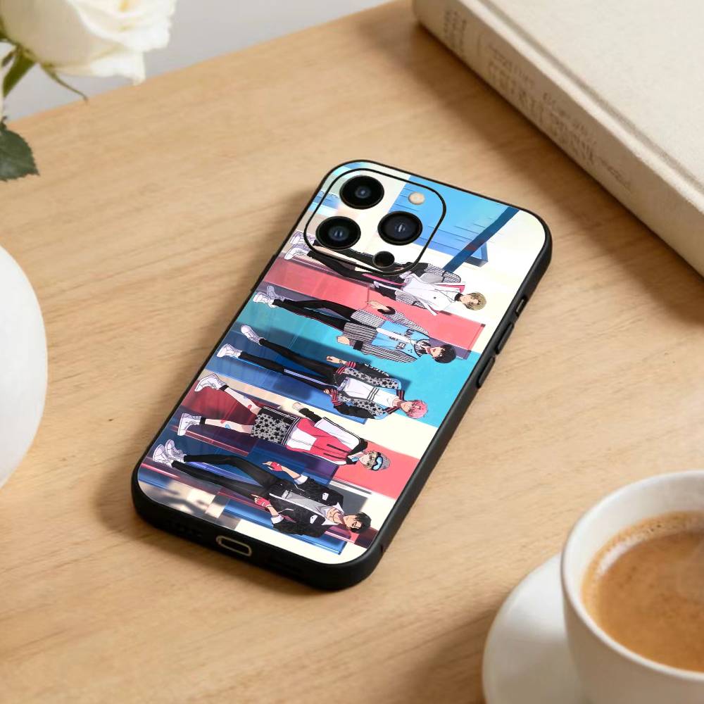 W-Tamon's B-Side Phone Case For iPhone 17 16 15 14 13 12 Max Plus Silicone Black Cover