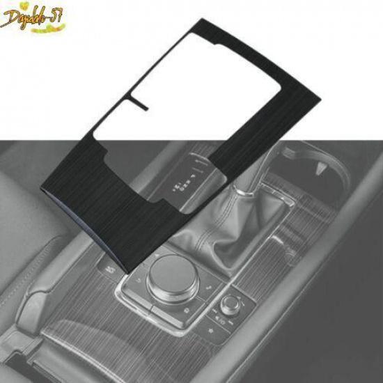 Gear Shift Box Panel Cover Trim Steel Replacement For Mazda 3 Sedan -