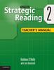 The Strategic Reading Level 2 Teacher's Manual Book