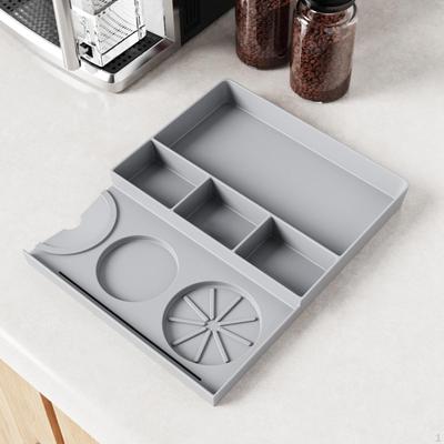 Espresso Tamping Mat Coffee Tool Organizer Multifunctional for Counter Protection Accessory