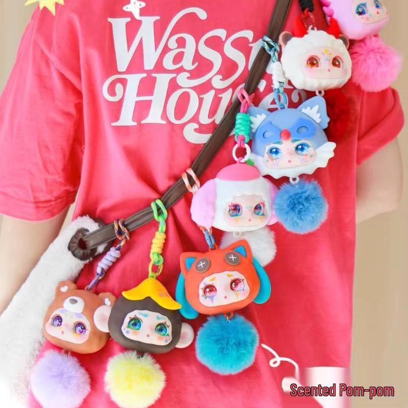 

Genuine KIMMON Silicone Earphone Case: Cute Blind Box Pouch Charm, Trendy Toy Gift Series.