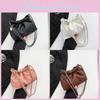 Stylish Casual Pu Bucket Bag For Women In Trendy Colors With Chain Strap Design