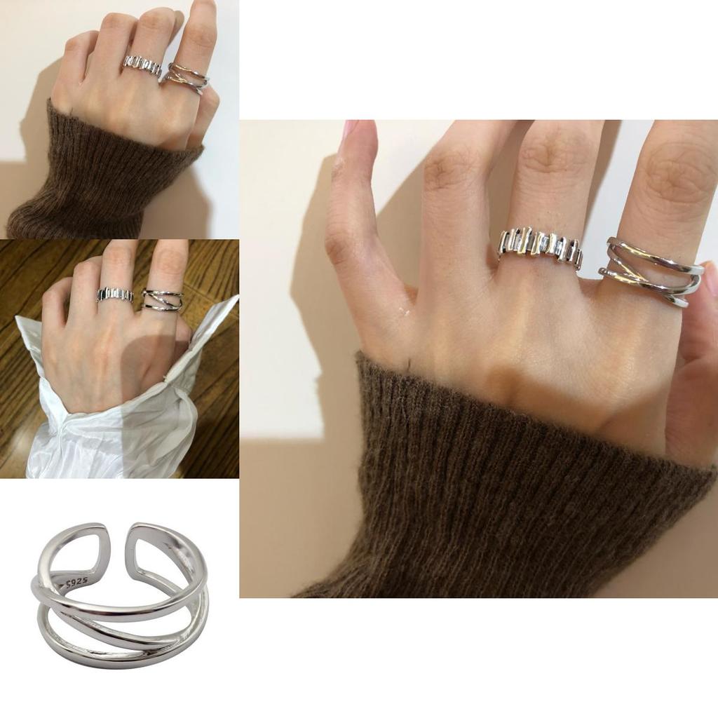 Fashionable Copper Adjustable Open Ring With Unique Hollow Geometry Perfect For Everyday Wear