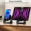 3 In 1 Small BT5.3 Speaker with Phone Holder Foldable Wireless Speaker Anti-Slip Tablet Stand BT Speaker for Home Office Bracket