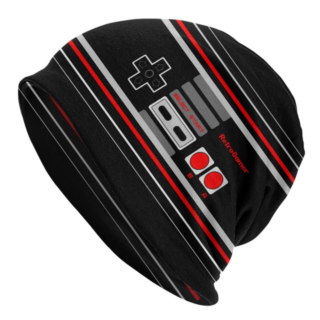 Custom Game Controller Skullies Beanies Caps Hip Hop Winter Warm Unisex Women Knit Hats Adult Unisex Gamer Gift Bonnet Hats