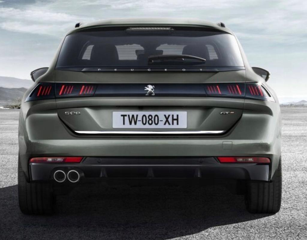 Peugeot 508 II SW - CHROME STRIP 3M Trunk Lid