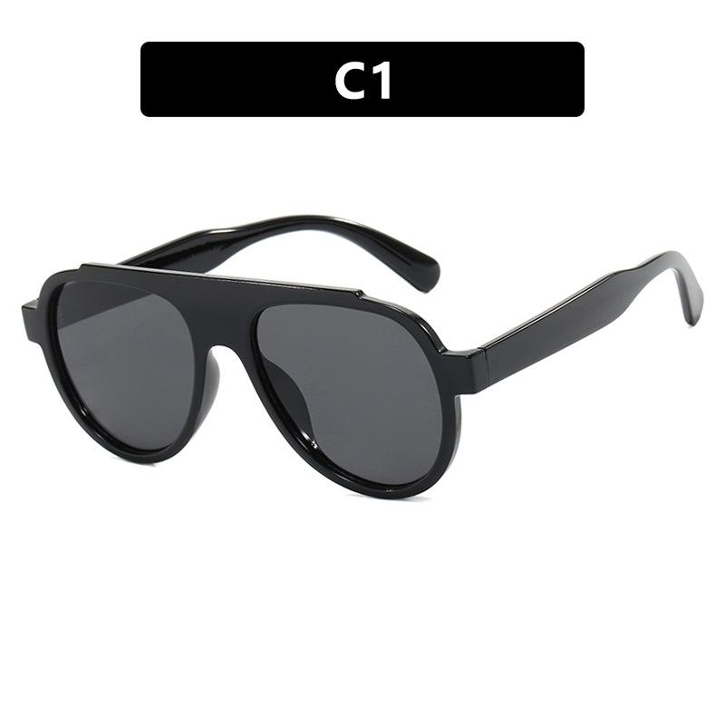 Big frame toad sunglasses new fashion trend personalized street sunglasses sun protection travel sunglasses