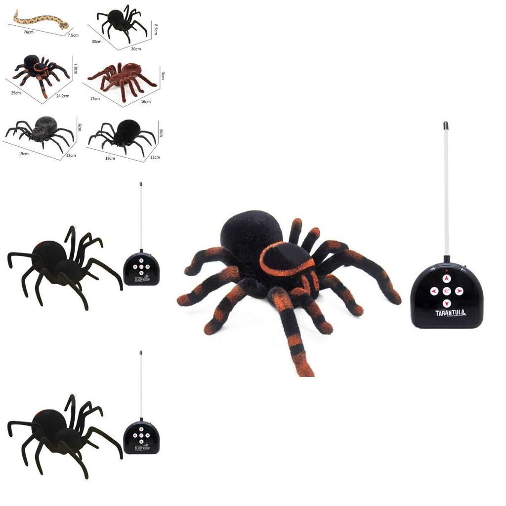 Remote Control Spider Toy With Plastic Material For Kids Age 7 To 14