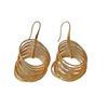 Exquisite High-End Multi-Layer Metal Hoop Earrings - Versatile Fashion Statement