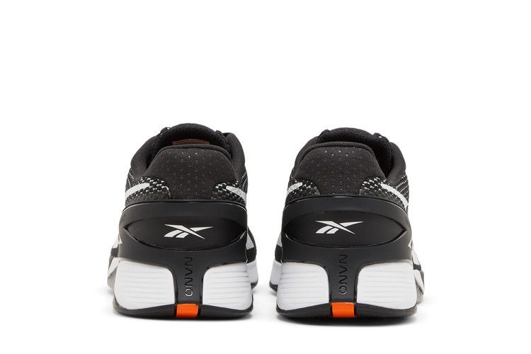 Men's Sneakers Reebok Nano X3 Core Black Footwear White Core Black/Footwear White/Smash Orange S23-R