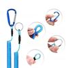 Carabiner Wire Lanyard Keychain Key Anti-lost Lanyard Key Rope Retractable Wire Rope Carabiner Wire Rope Elastic Fishing Gear