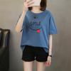 Harajuku Funny Letter Print Short Sleeve T-shirts Women Summer Pure Cotton Casual Loose Student T Shirt Women's Y2k Tops