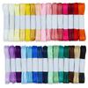 Payevxo 3mm Satin Ribbon Set 30 Colors 5m Each Double-sided Colorful Handmade Accessories Parts with Storage Pouch SDCD-01