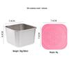 Stainless Steel Sauce Dish with Silicone Lid – Portable Outdoor Dipping Dish for Salad and Seasoning