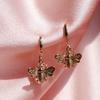 New Romantic Honeybee Shape Women Drop Earrings Lovely Girl Gift Stylish Female Accessories for Party Earring Fashion Jewelry