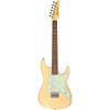 AZES31 Beginner Electric Guitar S-S-S Non-Tremolo Model Ivory