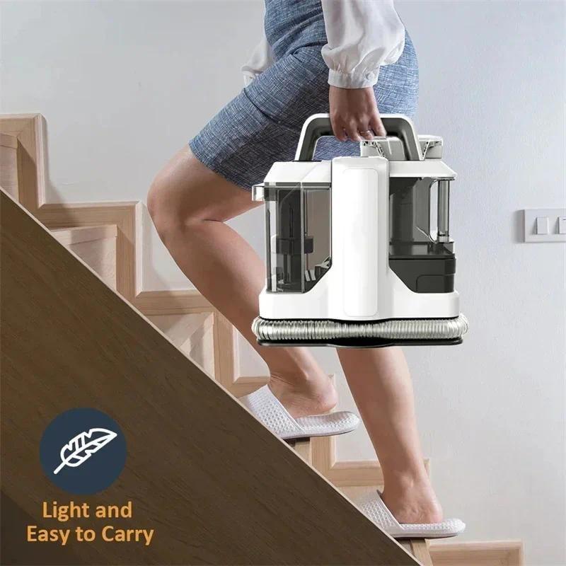 400W Household Electric Carpet Cleaner Powerful Deep Stain Cleaning Machine Upholstery & Furniture Steam Cleaner