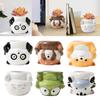With Drainage Hole Plant Pot Cartoon Animal Pen Holder New Planter Plants Holder  Home Farmhouse