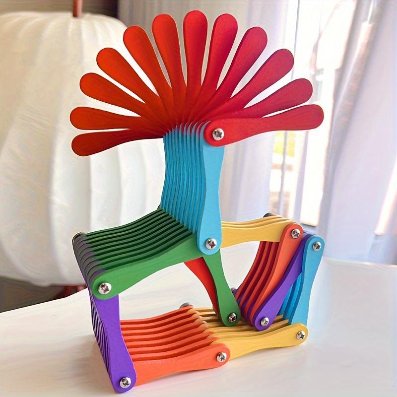 Variety of Folding Toys, Parent Child Interactive Hand Eye Coordination Creative Folding Building Block Games, Decompression Toys