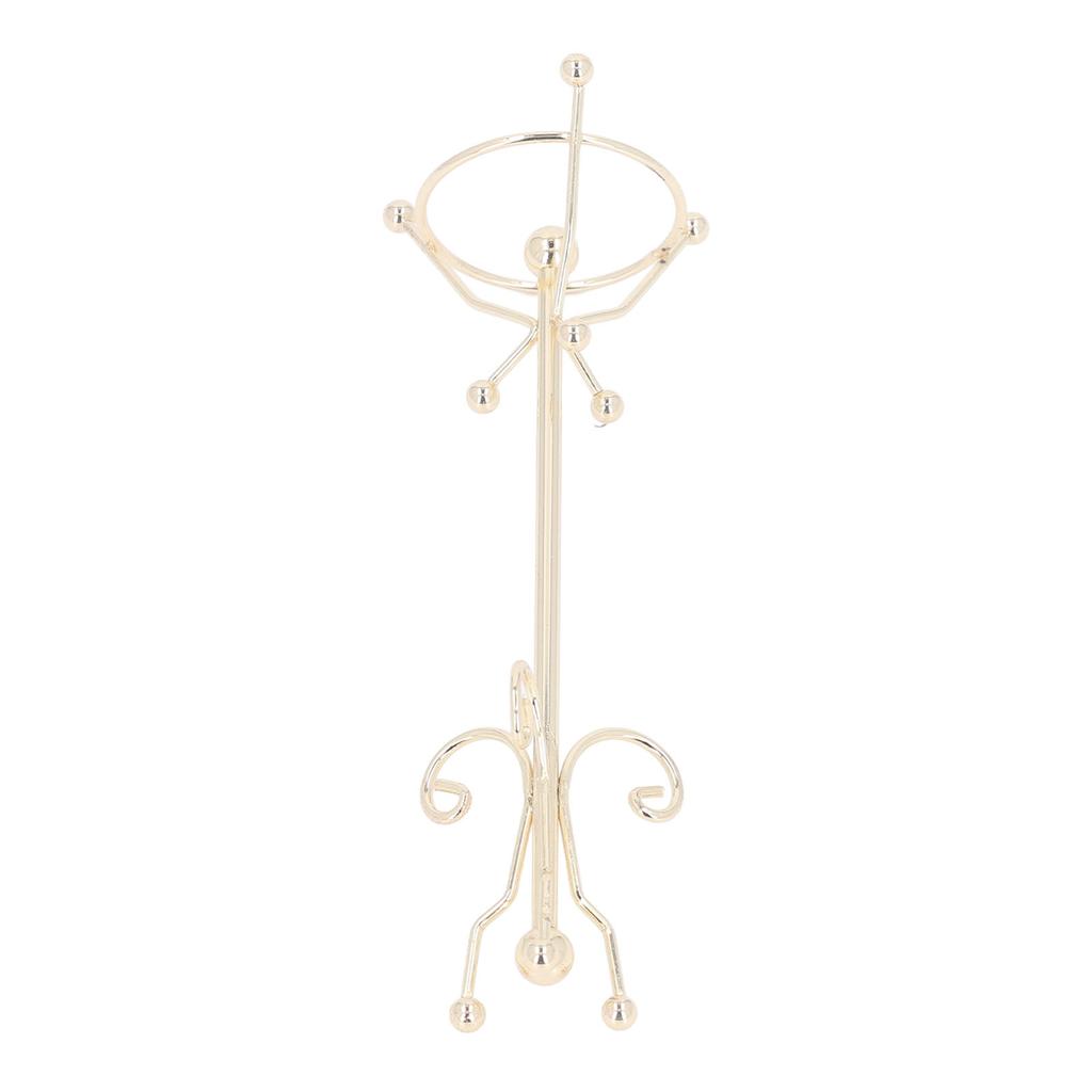 1:12 Scale Dollhouse Coat Rack Miniatures Dollhouse Hat Coat Rack Stand Realistic Miniature Hall