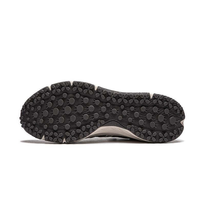 New LiNing CF Tracing Collection, Yijie Lite RT Cushioning, Wear Resistant Low Top Hiking Shoes Men's Gray AHTU003-2