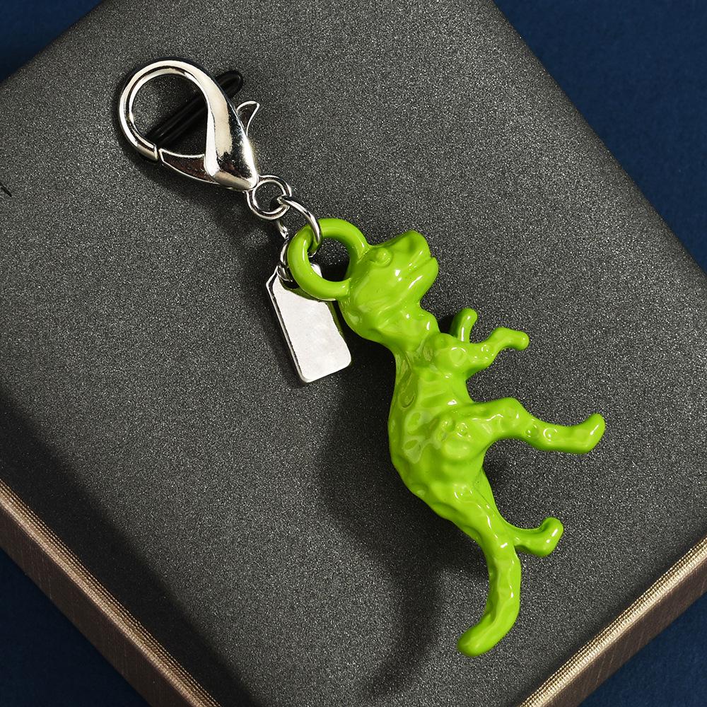 Creative Dinosaur Cartoon Ice Cream & Fruit Keychain Pendant