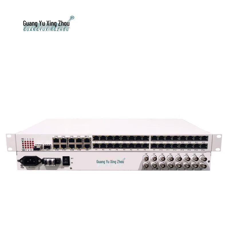 GY-8E18FE8P Integrated Multi-service Optical Transceiver