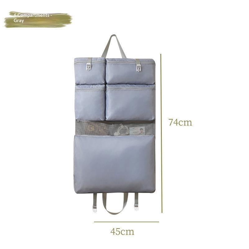 Foldable Hanging Travel Storage Bag Portable Waterproof Multi-Pocket Clothing Underwear Packing Organizer for Travelers