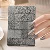 Leopard Print Nail Art Template 14.5cm DIY Manicure Tools Reusable Nail Stamping Plate