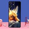 Watercolor Painting The Fox Case For Samsung Galaxy S21 S22 Ultra S20 FE S8 S9 S10 Note 10 Plus Note 20 Ultra Coque