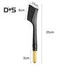 Coffee Machine Cleaning Brush Dual Head Super Soft Bristles Plastic Coffee Grinder Dusting Brush Barista Cleaning Tool Bar Accessories
