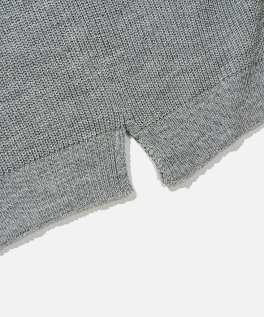 VASTIC Knit Hoodie Vest_Gray