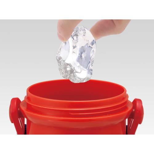 Skater Children's Water Bottle, 480ml, Direct Drinking, Plastic, One-Touch Operation, Dishwasher Safe, Made In Japan, Super Mario 23, Boys', PSB5SANAG