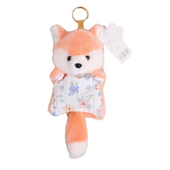 Doll Pendant Cartoon Elephant Monkey Fox Frog Design Plush Keychain Bags Backpacks Keys Decorative Bag Accessory
