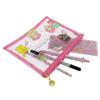Sunstar Stationery Sanrio Flat Sanrio S2284790 Pouch, Mesh, Travel, Pink,