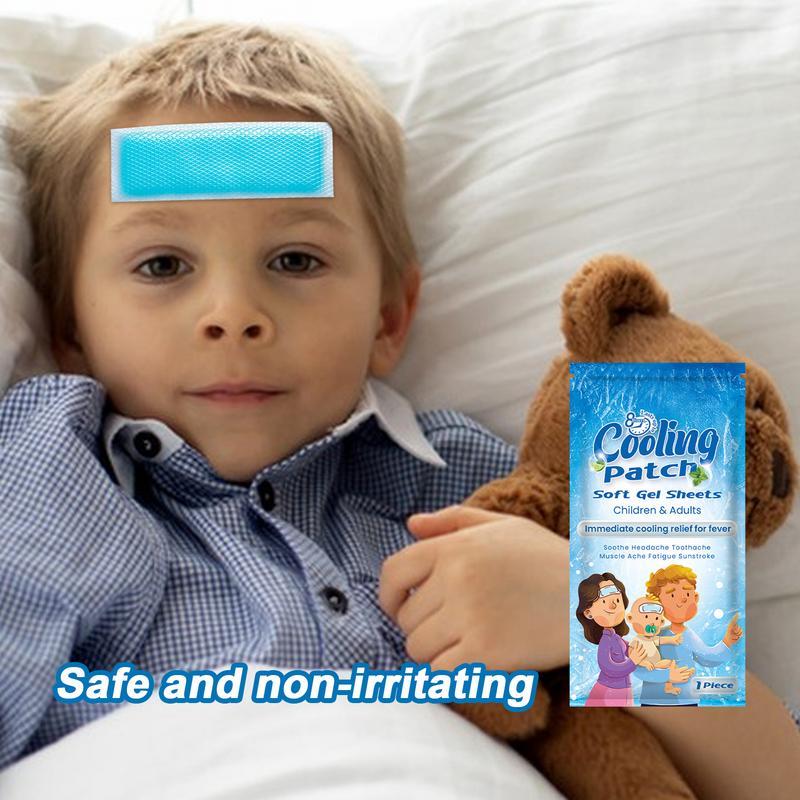 

Cooling Patch Hot Weather Relief Fever Patch for Kids 1Sheet Forehead Cool Pads Portable Headache Patches China Mainland