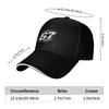 Bold 67 Speed Graphic with Blue Motion Streaks Casual Baseball Cap Summer Trucker Hat Sun-Proof Hunting Camping Snapback Cap Men