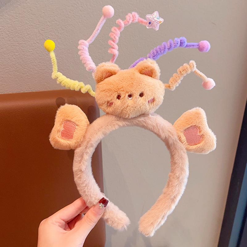 Animals Headbands Cute Rabbits Cats  Bears  Furry Accessories Hair