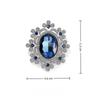 Vintage Court Crystal Brooch For Women Men Luxurious Suit Corsage Pin Office Party Backpack Gifts Jewelry Accessories