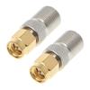 2 PCS SMA Male To F Female RF Coaxial Connector